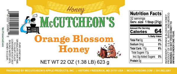 Orange Blossom Honey For Sale