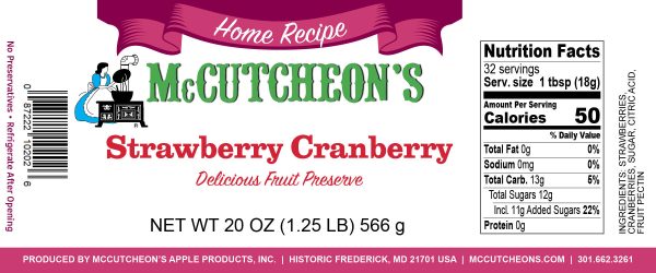 Strawberry Cranberry Preserves Sale