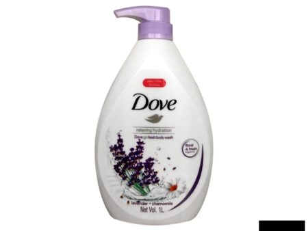 Dove Shower Relaxing Hydration Lavender 1000ml Hot on Sale