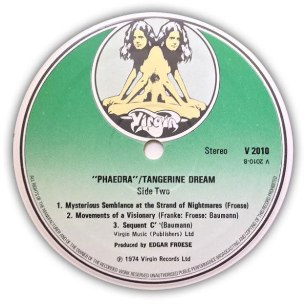 TANGERINE DREAM – Phaedra . LP Supply