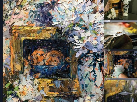 Cynthia Rosen: Still Life With Palette Knife Supply