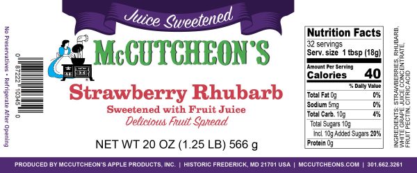 JS Strawberry - Rhubarb Hot on Sale