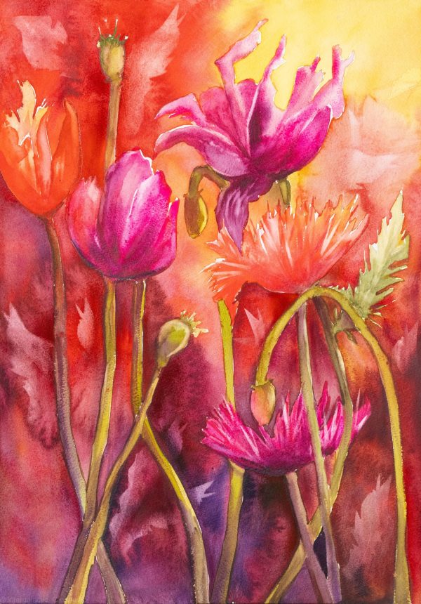 Georgia Mansur: Vibrant Watercolors Sale