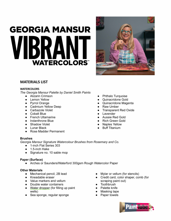 Georgia Mansur: Vibrant Watercolors Sale