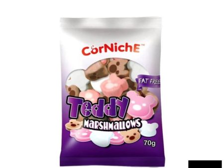 Corniche Teddy Marshmallows Assorted 70g For Discount