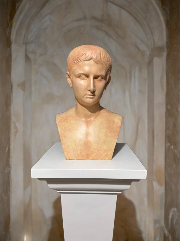 Augustus Caesar in antique terracotta Discount