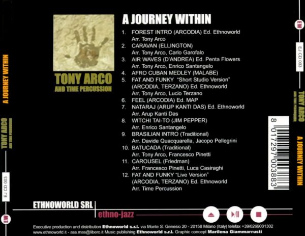 TONY ARCO - A Journey Within . CD on Sale