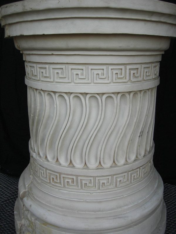 Strigolifi Pedestal With Greek Key For Sale