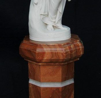 Sml Burmese Wood Marble Column Online now