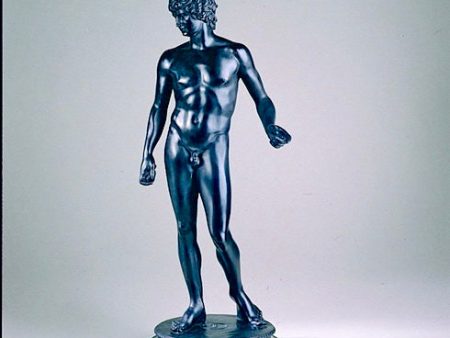 Antinous Standing In Basalt Black Sale