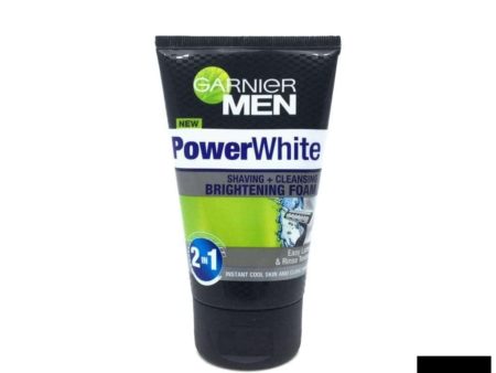 Garnier Men Power White Shave + Foam 100ml on Sale