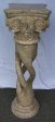 Mountain Camelia Twist Column With Roman Head For Sale