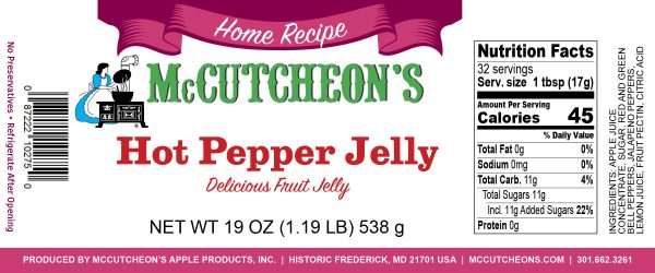 Hot 3 Pepper Lemon Jelly Cheap