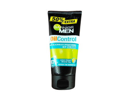 Garnier Men Turbolight Oil Control Foam Scrub 150ml Online