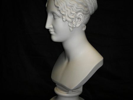 Girl With Pleated Hair Bust For Cheap