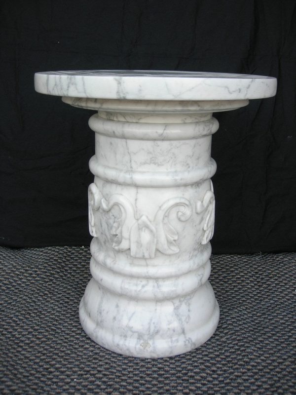 White Italian veined Marble Table Online Hot Sale