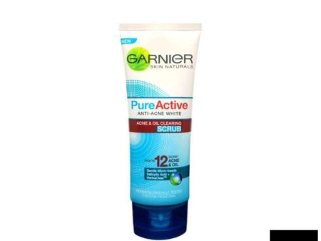 Garnier Skin Naturals Pure Active Anti-Acne White Scrub 100ml Cheap