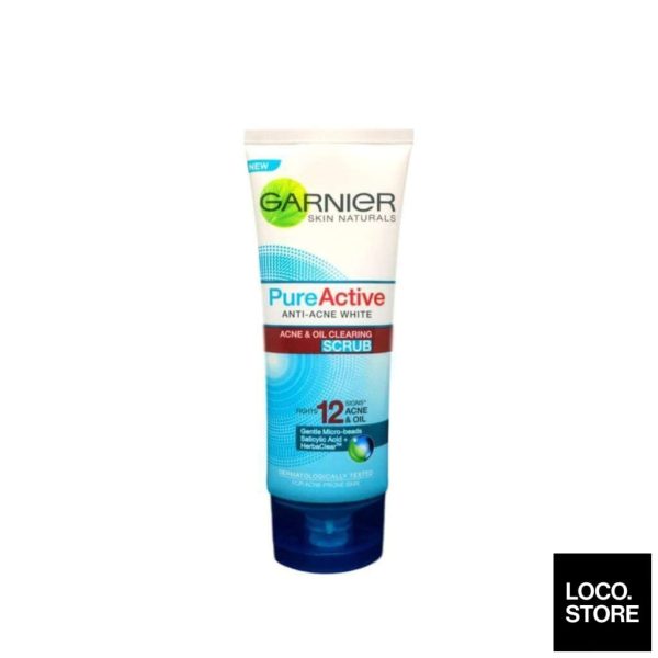 Garnier Skin Naturals Pure Active Anti-Acne White Scrub 100ml Cheap