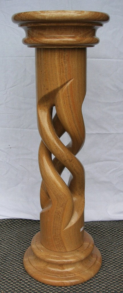 Burmese Wood Marble twist Column Online