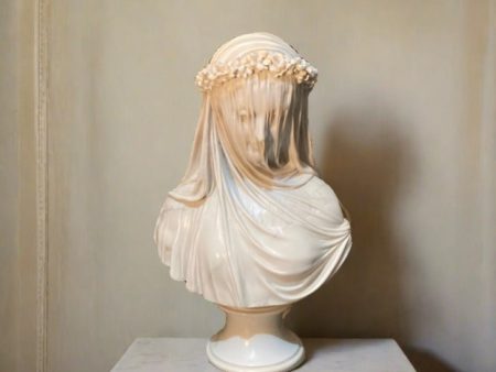 The Veiled Lady Bust, Veined and Polished Finish For Cheap