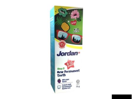 Jordan Toothpaste Step 2 (6-12) 75g For Discount