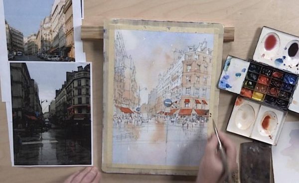 Iain Stewart: From Photos to Fantastic - Painting Watercolor Cityscapes Supply