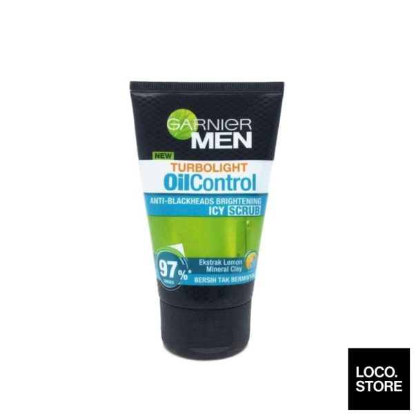 Garnier Men Turbo Light Oil Control Scrub 100ml Online Sale