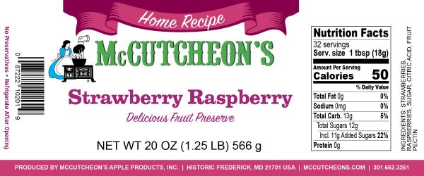 Strawberry Raspberry Preserves For Sale