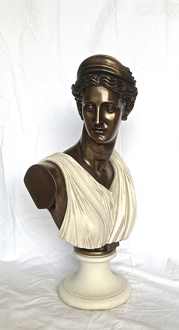 Diana Chasseresse Bronze And Marble Sale