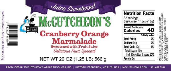 JS Cranberry Orange Marmalade on Sale