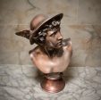 Mercury Bust In Bronze and Copper Online