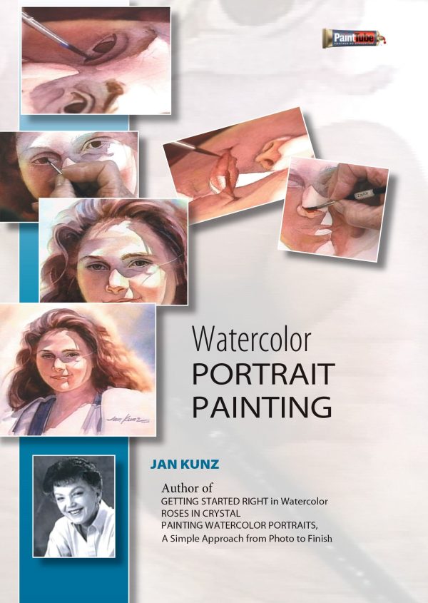 Jan Kunz: Watercolor Portrait Painting on Sale