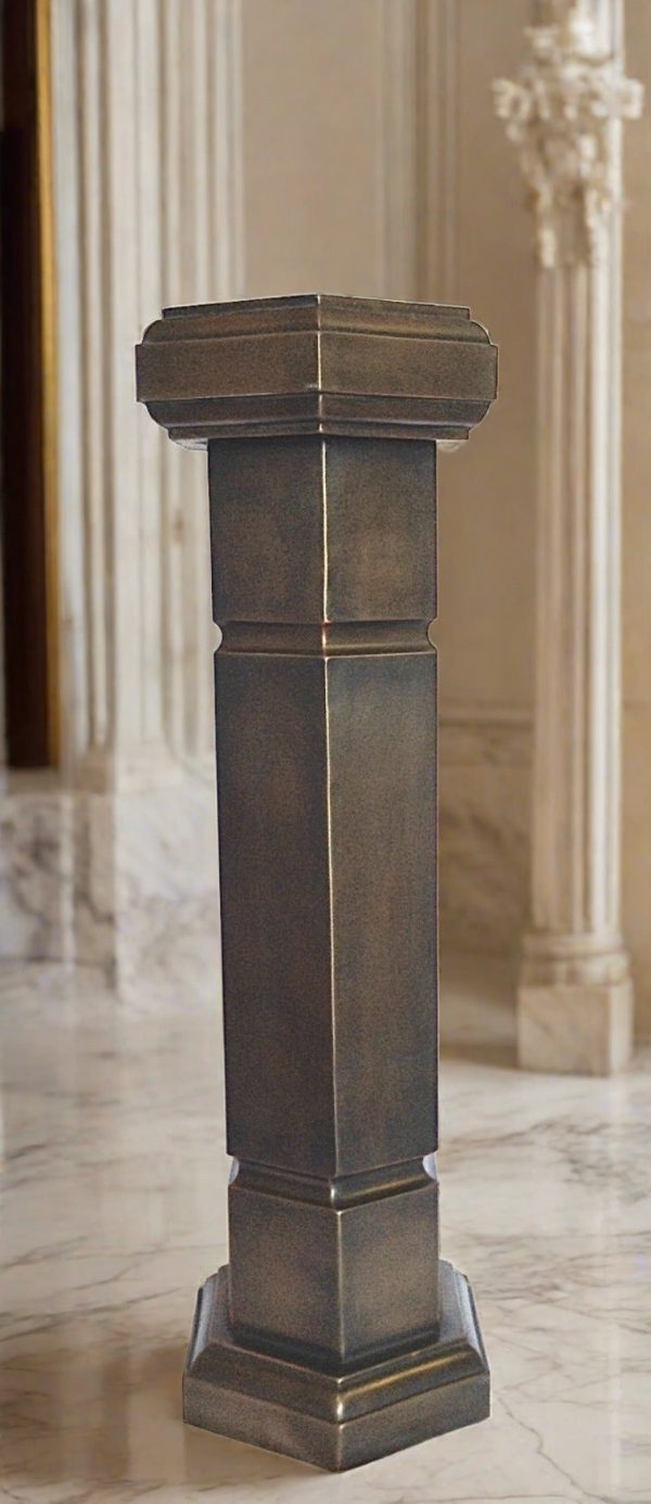 Column Six Sided Bronze 70 CM Cheap