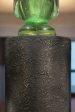 Drum Column In Antique Textured Pewter Online Sale