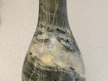 Emerald Platino Marble Vase. Online