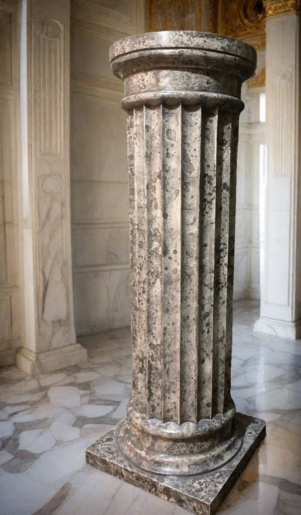 Black Granite Fluted column For Cheap